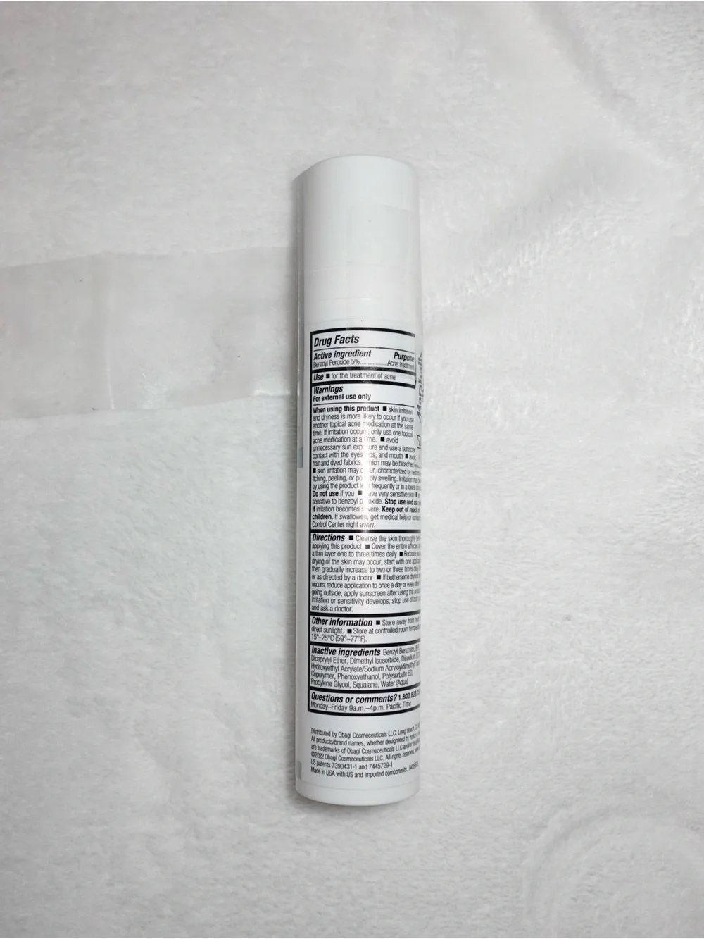 Obagi Clenziderm M.D. Therapeutic Lotion, 1.6 OZ - New Sealed - Exp: 10/26